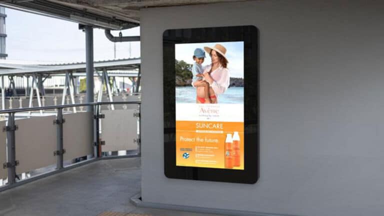 4K Outdoor Digital Screen on a Boat