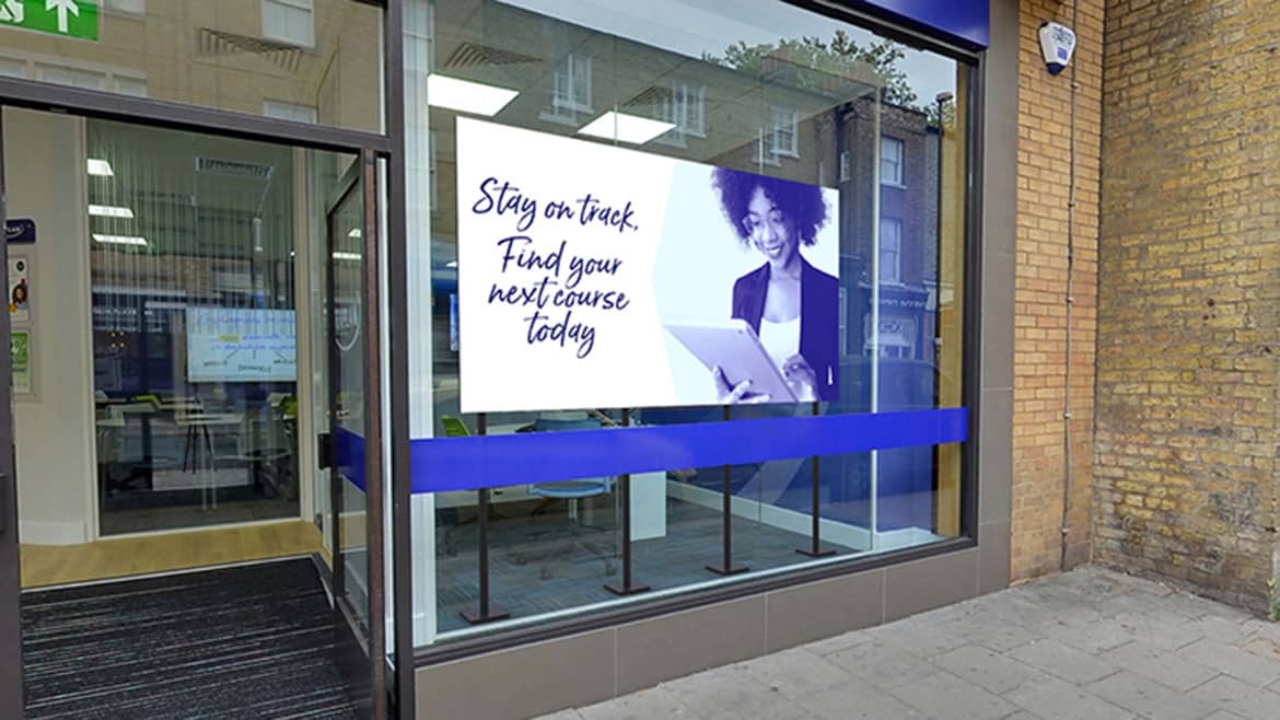 Led Windows Light Display Digital LED Window Displays | Window Direct View LED Screens