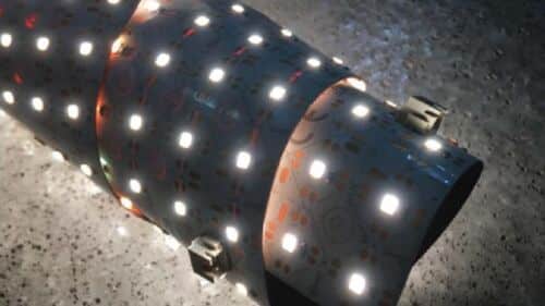 LED Matrix Sheet curled up 16-9 LED Matrix Sheet curled up 16-9