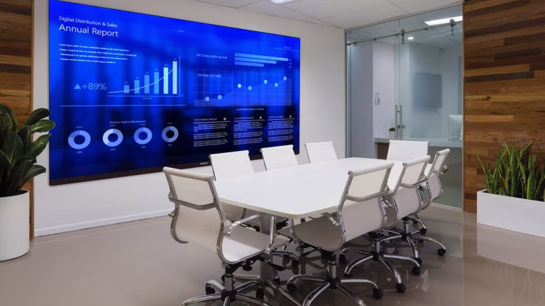 Philips Unite All-in-One LED Video Wall conference room