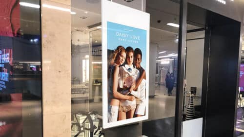 Double Sided Hanging Display for Daisy Love