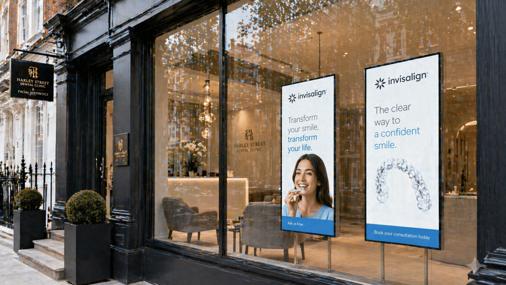 Sony-High-Haze-Digital-Displays-in-window-of-Dentist