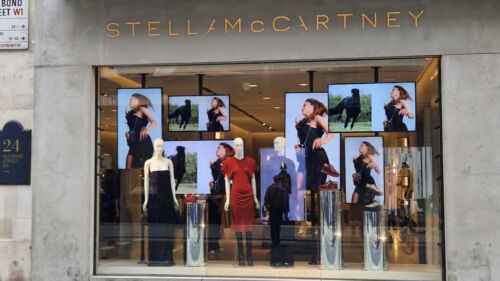 Sony High Haze Digital screens for Stella McCartney store windows