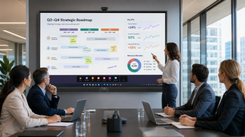 Promethean Digital Whiteboard for business meetings