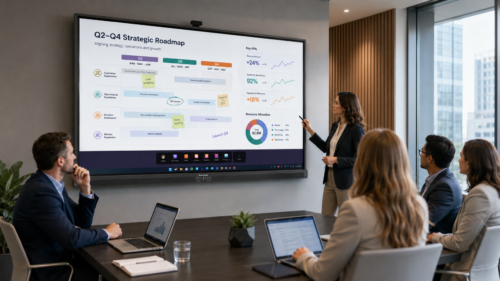 Promethean Digital Whiteboard for collaboration at work