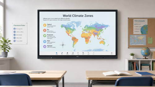 iiyama interactive whiteboard for business meetings