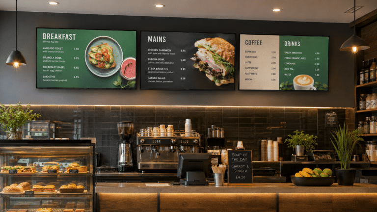 iiyama digital menu screens for quick service restaurant iiyama digital menu screens for quick service restaurant