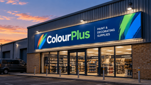 Retrofit Flex Face Sign for ColourPlus Trade Store